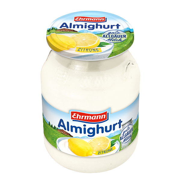 Ehrmann Almighurt Glass Lemon 500g